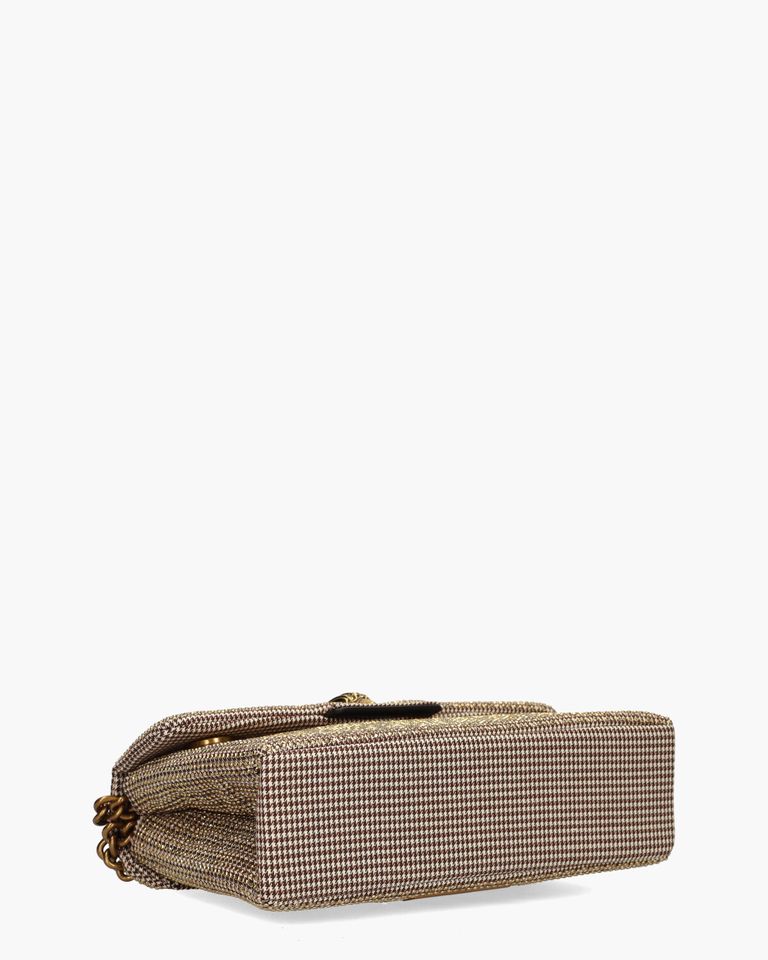 Mini Fabric Kensington Bag Bruin/Brons Tas
