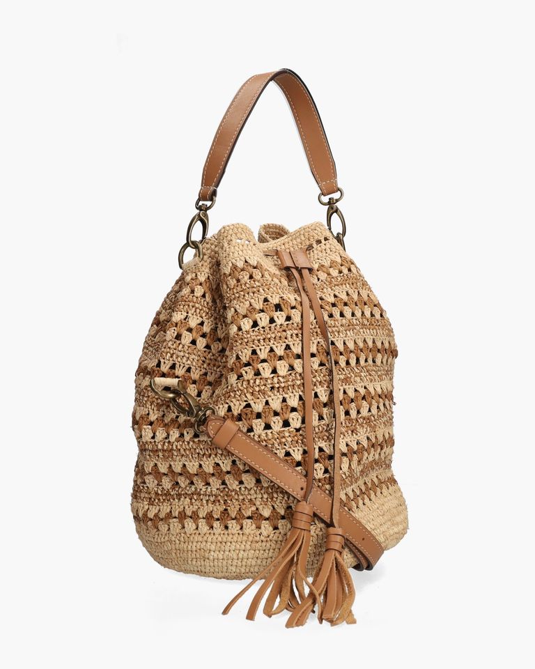 Bourse Beige/Cognac Damestas
