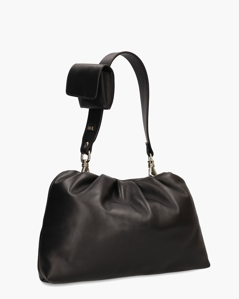 bAGL Clutch Maxi Zwart Tas