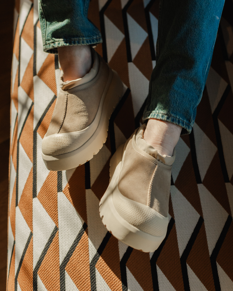 Tasman Weather Hybrid Slipper Mustard Seed/Cream Heren Enkelboots