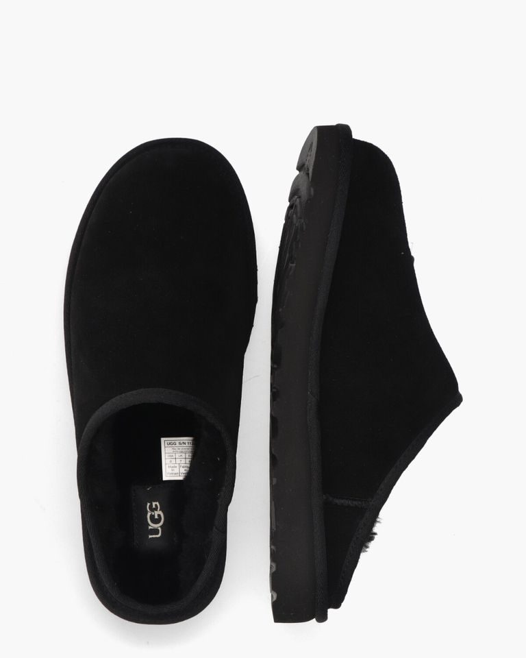 Classic Slip-On Slipper Black Herenpantoffels