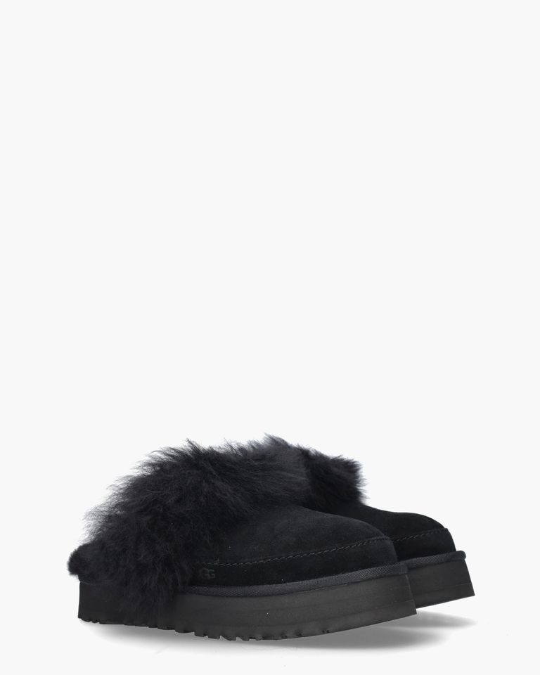 Disquette Chalet Slipper Black Damespantoffels 