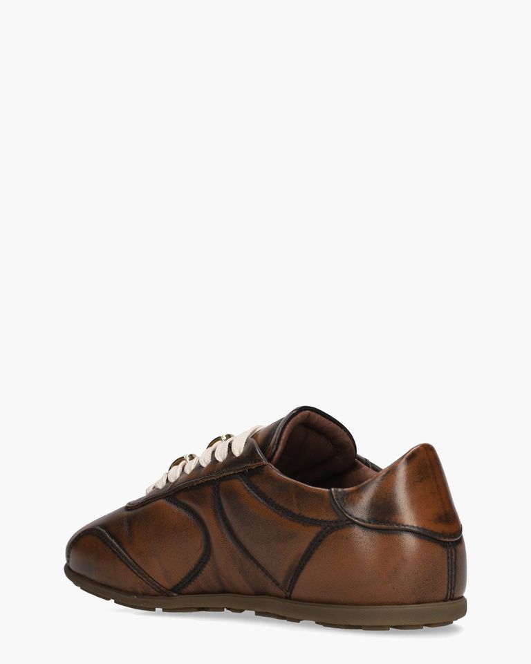 Riley Rush Donkerbruin Damessneakers 