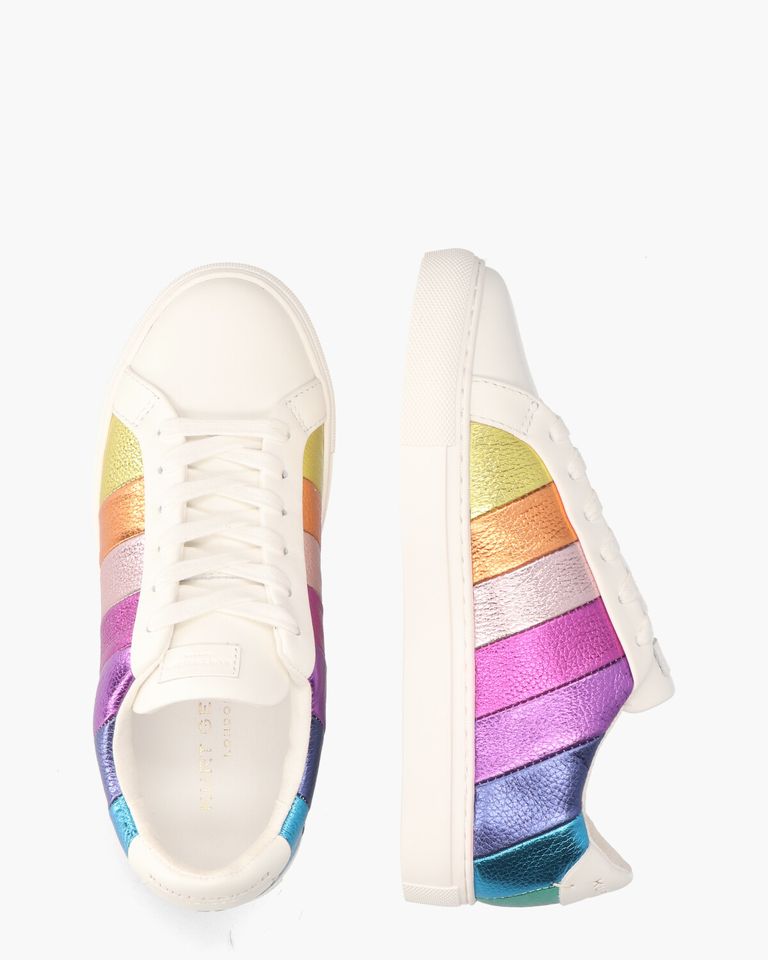 Lane Stripe Sneaker Wit/Multicolor Damessneakers