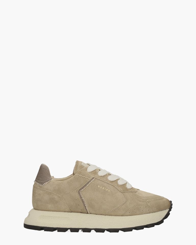 Rose Nomad Fur Beige Damessneakers