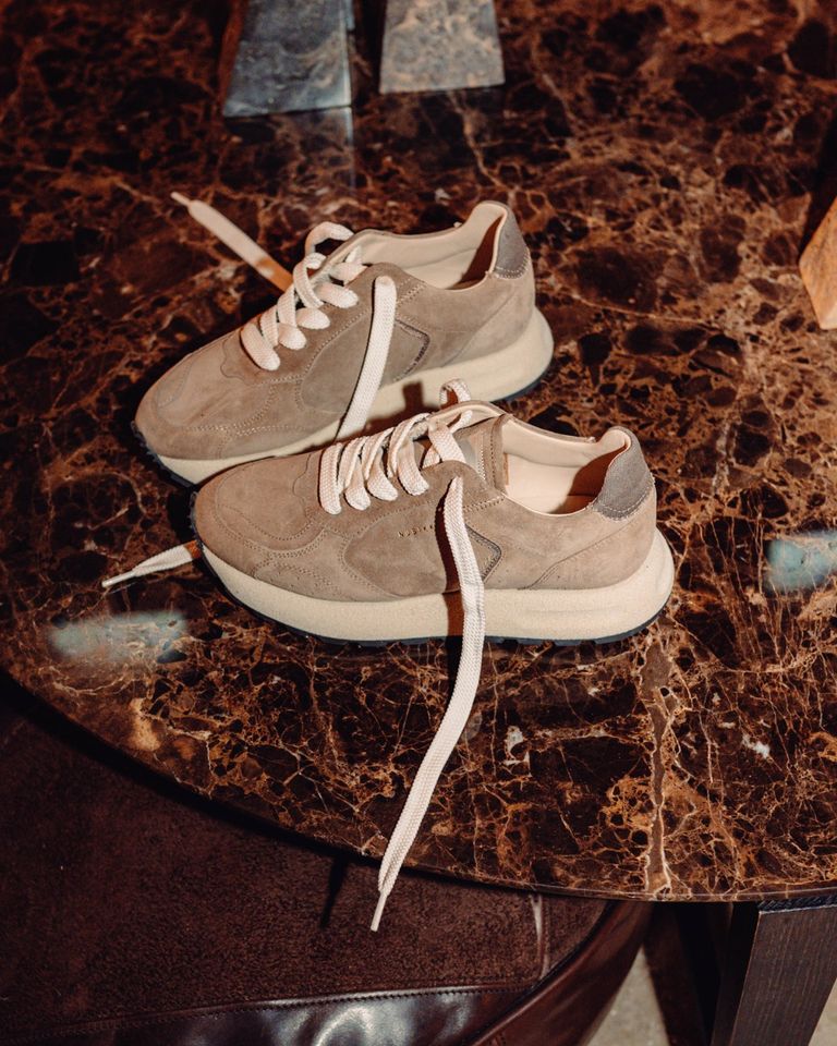 Rose Nomad Fur Beige Damessneakers