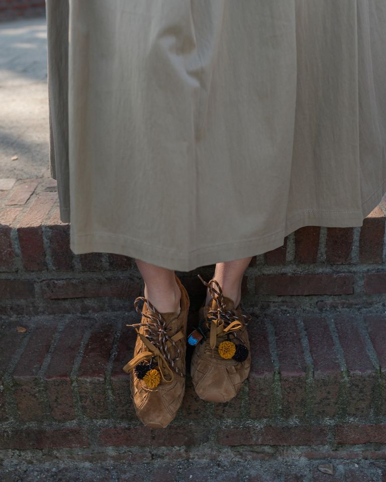 Erin Cognac Damessneakers