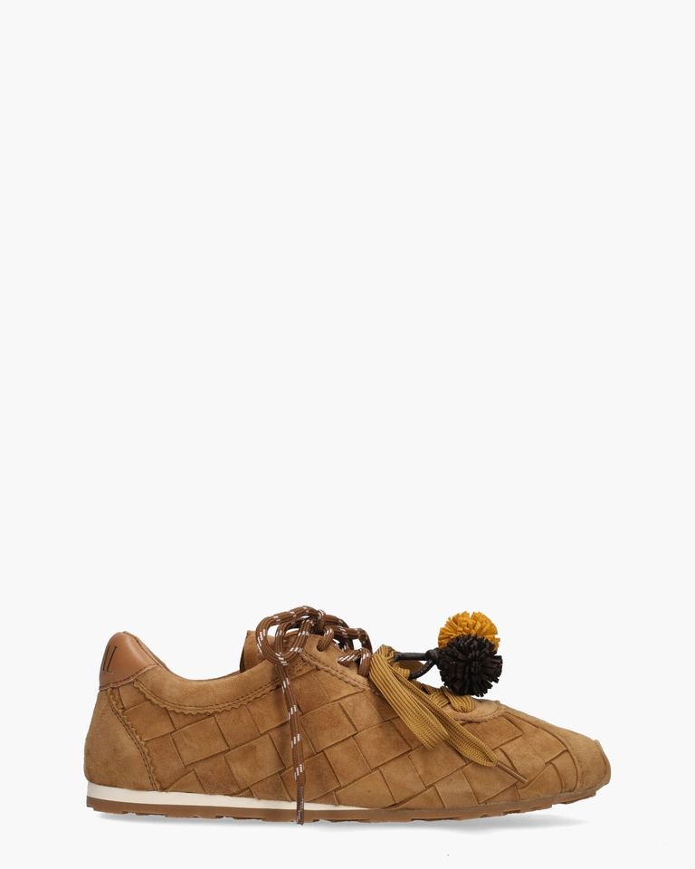 Erin Cognac Damessneakers