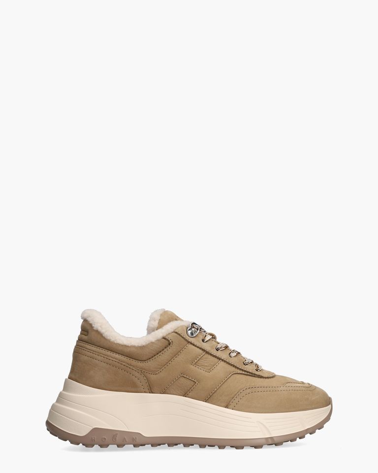 Hi-Fi Lichtbruin Damessneakers