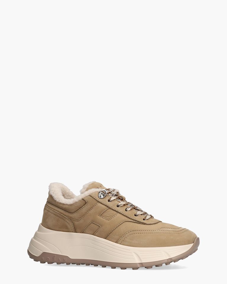 Hi-Fi Lichtbruin Damessneakers