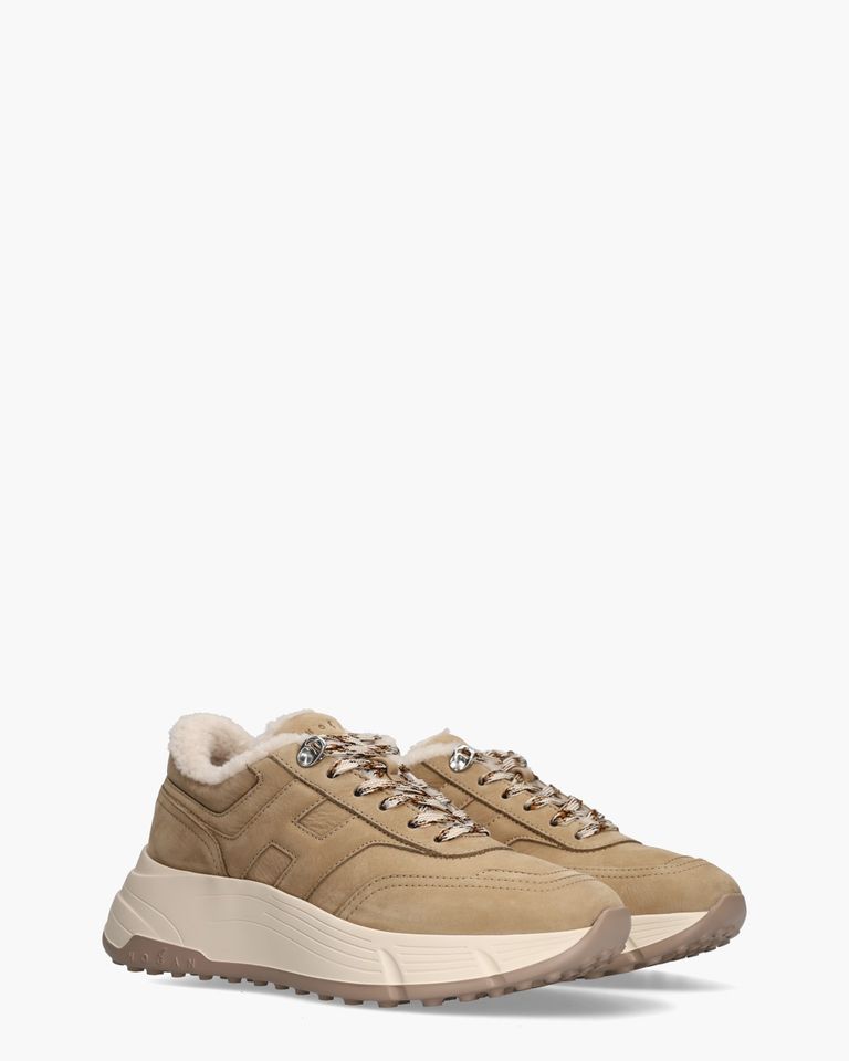 Hi-Fi Lichtbruin Damessneakers