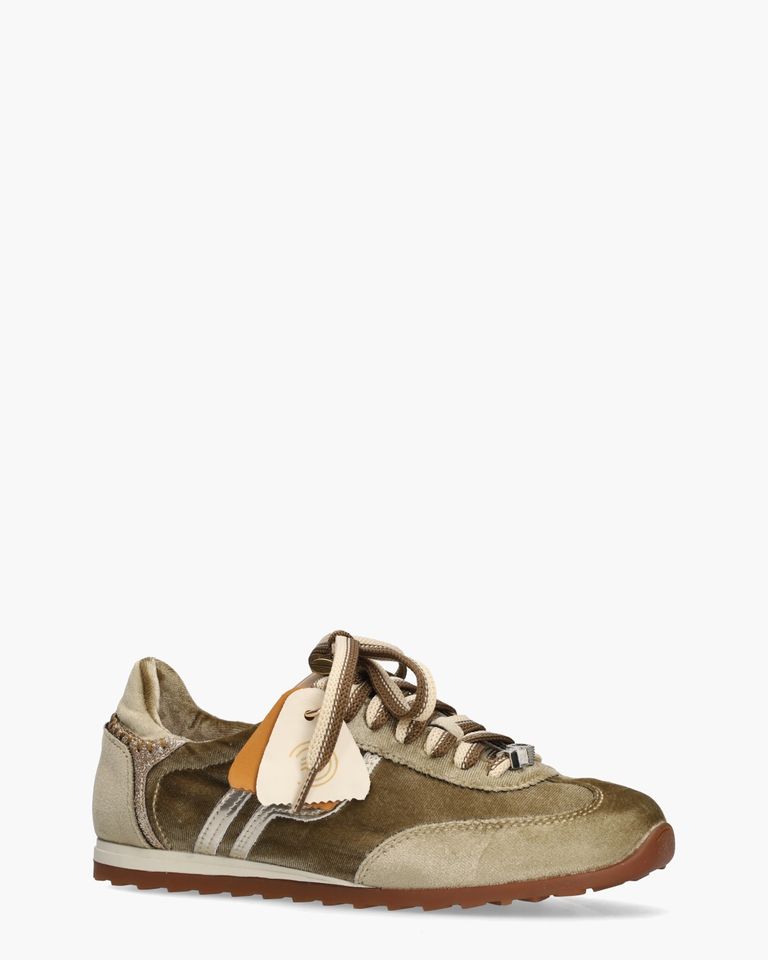 52595 Beige/Bruin Damessneakers