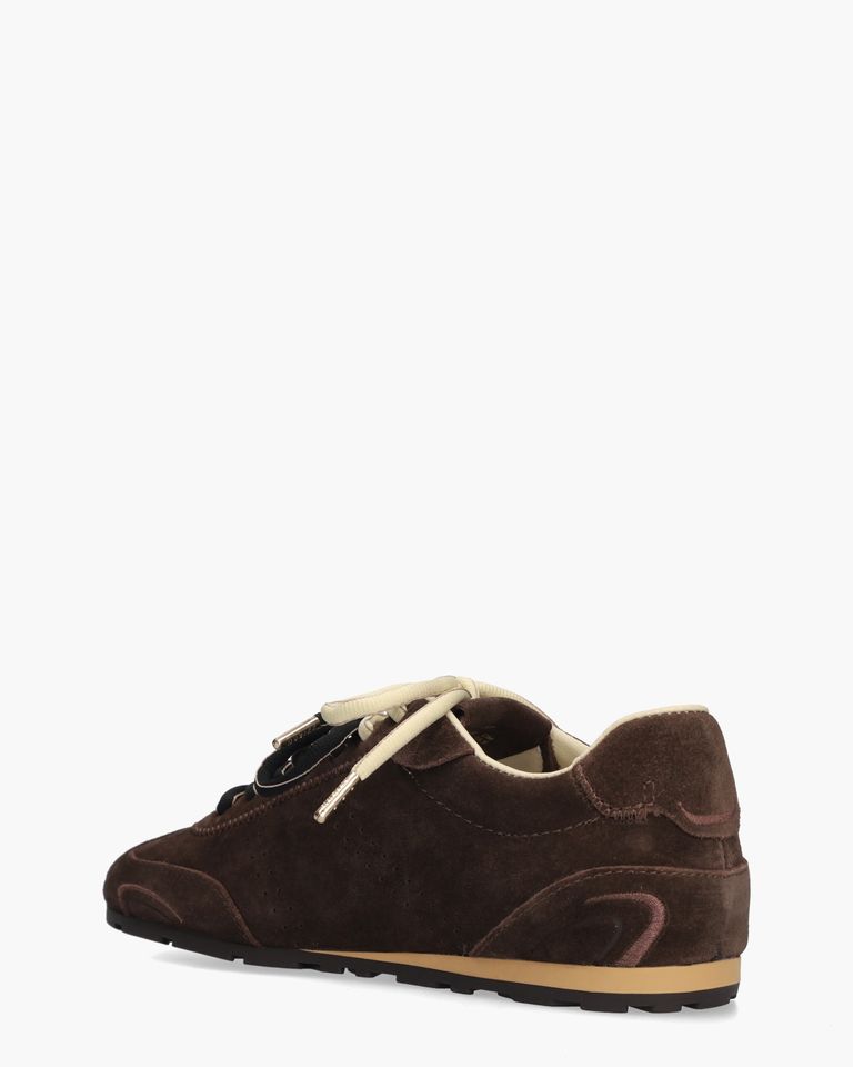 Billy Lou II Donkerbruin Damessneakers
