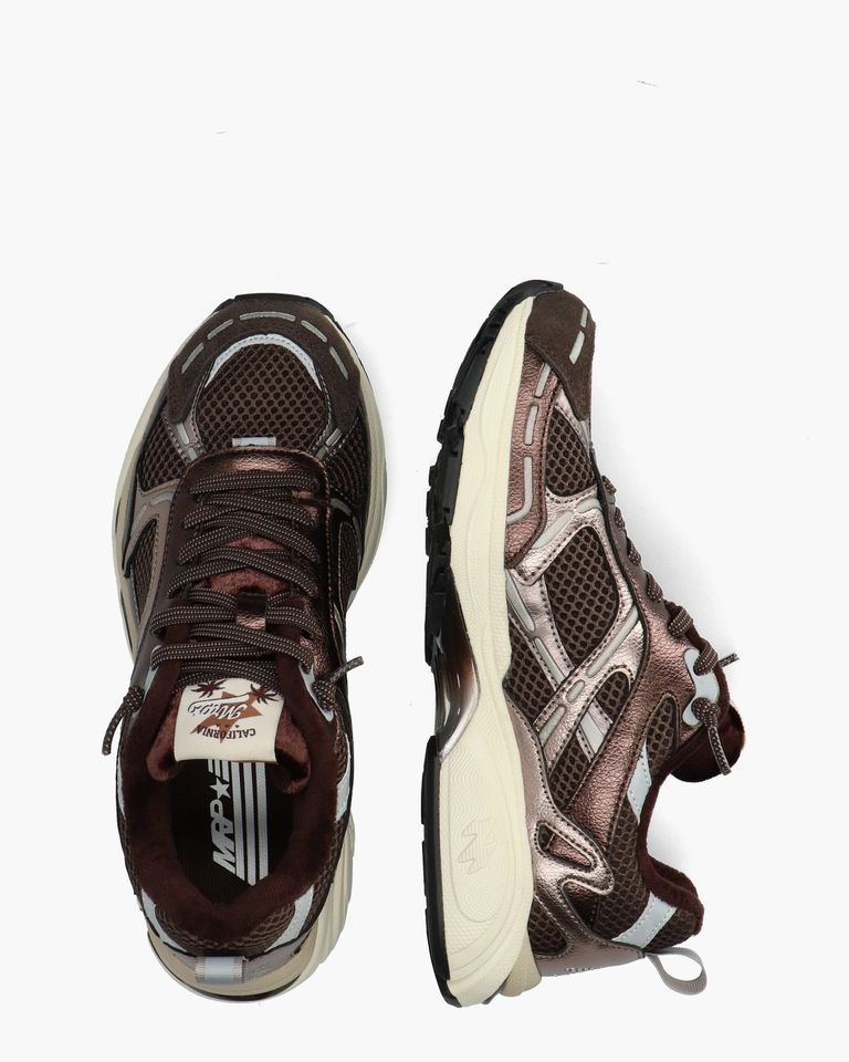 Melrose V.58 Donkerbruin Damessneakers