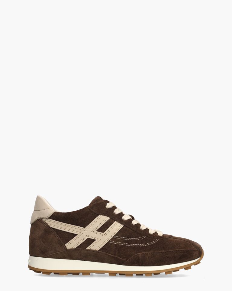 Athletic Donkerbruin Damessneakers