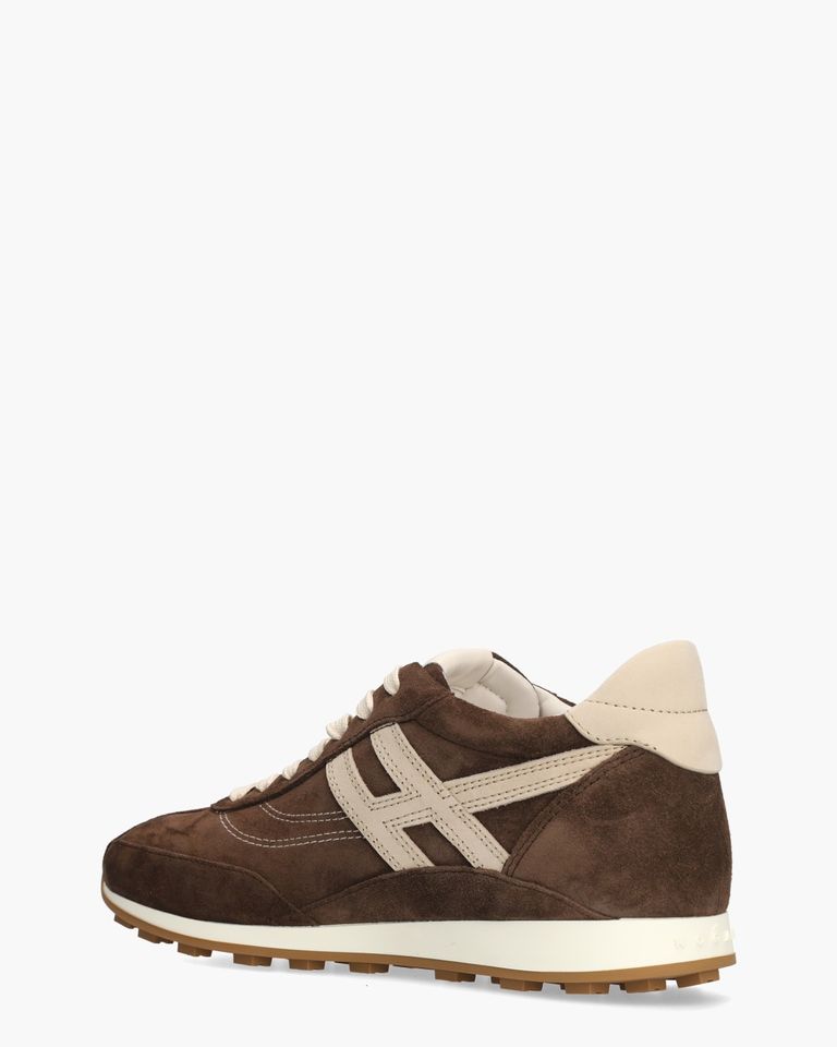 Athletic Donkerbruin Damessneakers