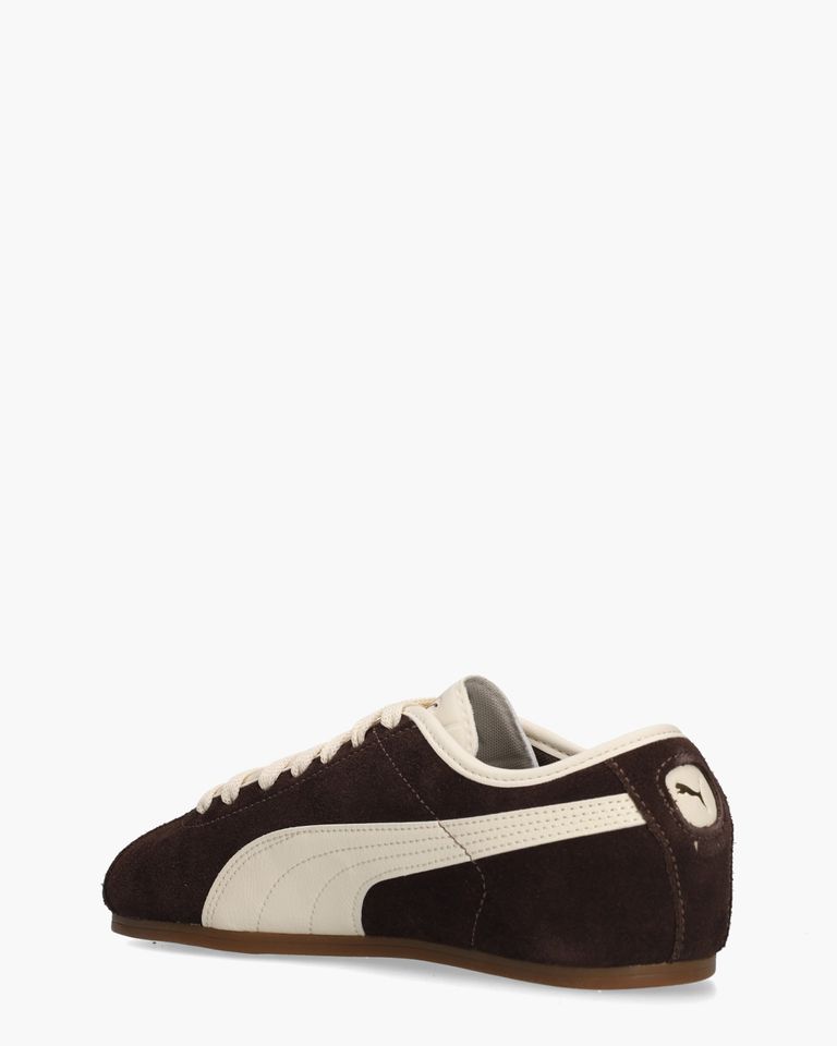 Tackle Donkerbruin/Creme Damessneakers
