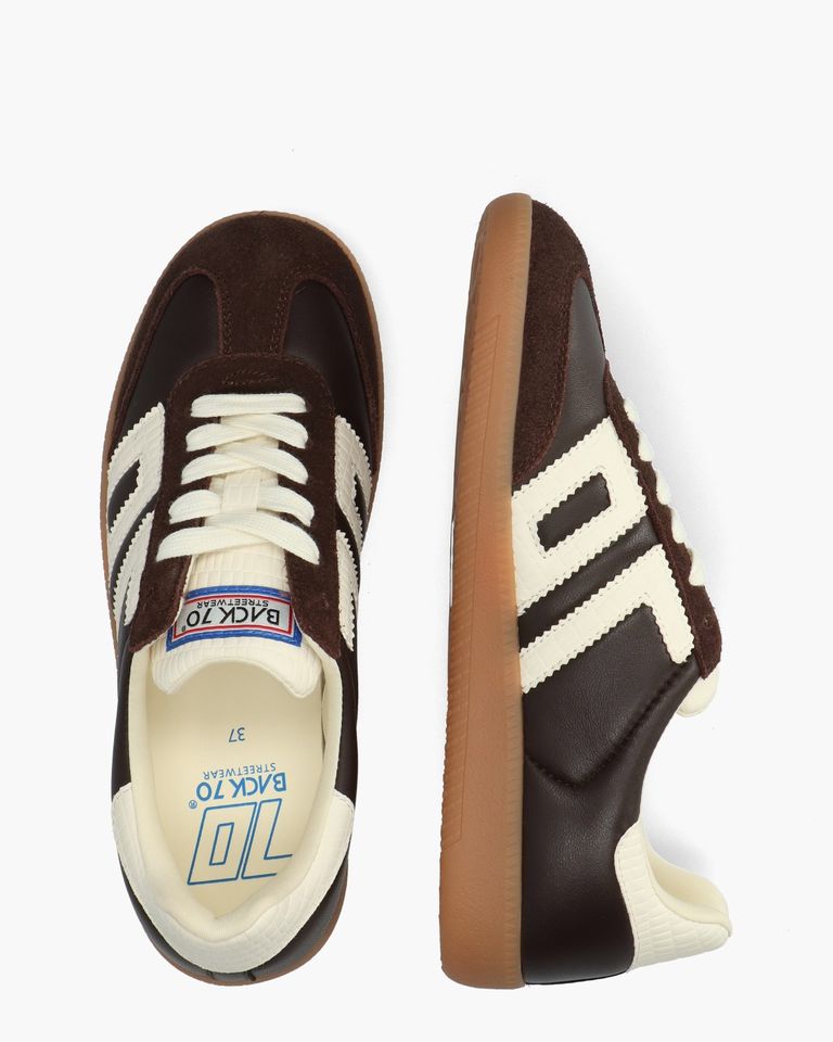Cloud Donkerbruin Damessneakers