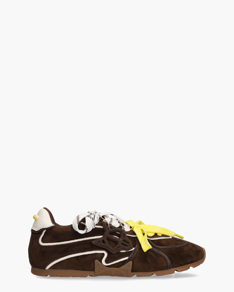 Adored Donkerbruin Damessneakers