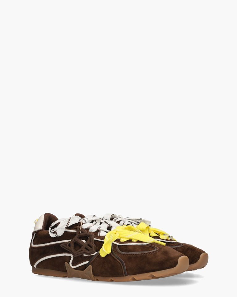 Adored Donkerbruin Damessneakers