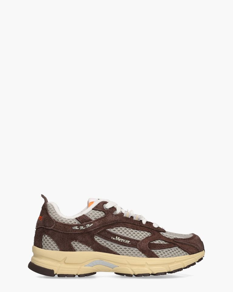 The Re-Run Americana Donkerbruin Damessneakers
