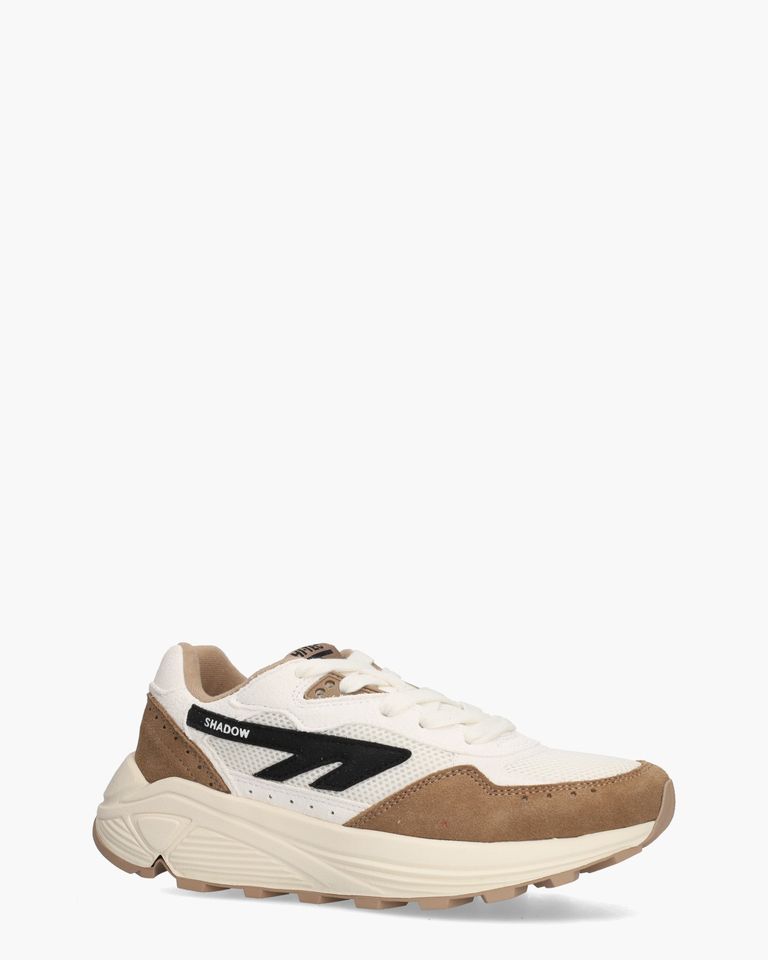 HTS Shadow RGS Wit/Bruin Damessneakers
