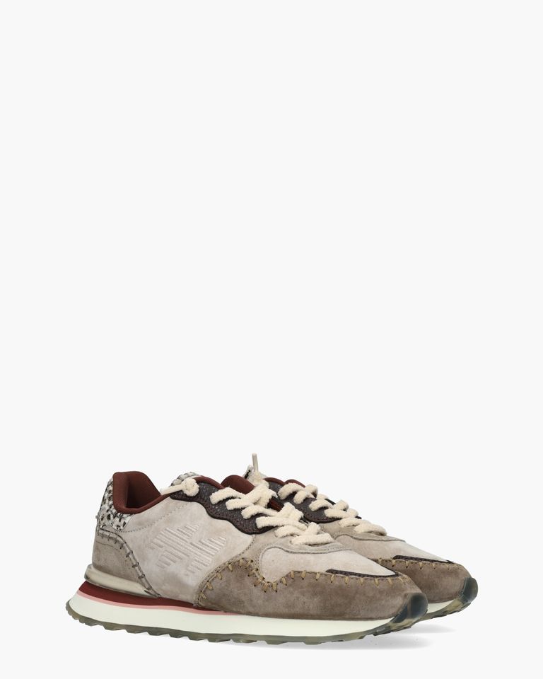 MRP06 Beige/Multicolor Damessneakers 