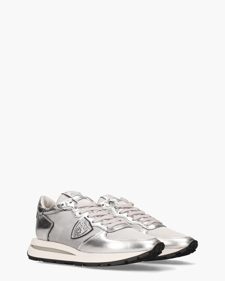 Tropez Haute Zilver Damessneakers
