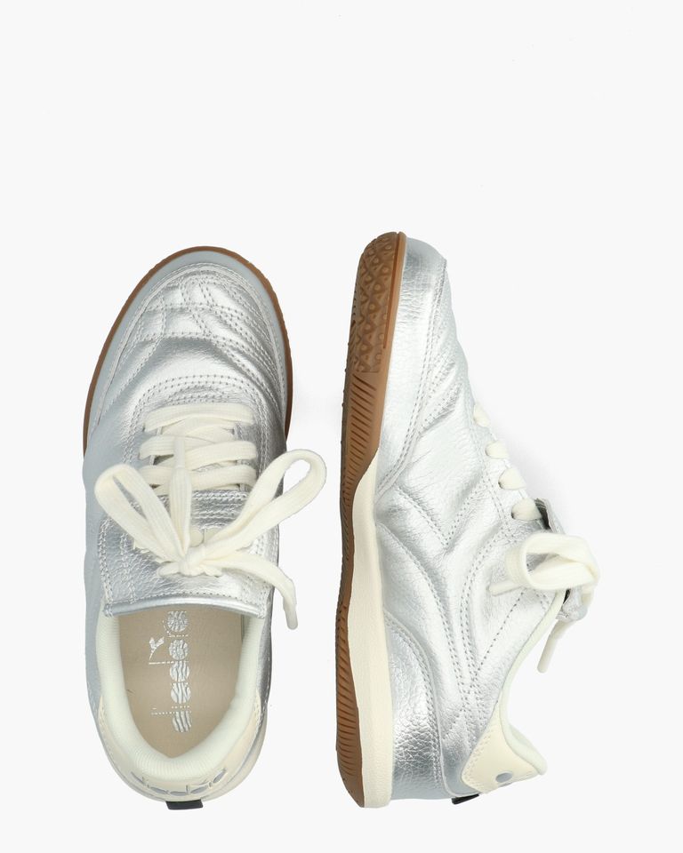 Gold Indoor Metallic Zilver Damessneakers