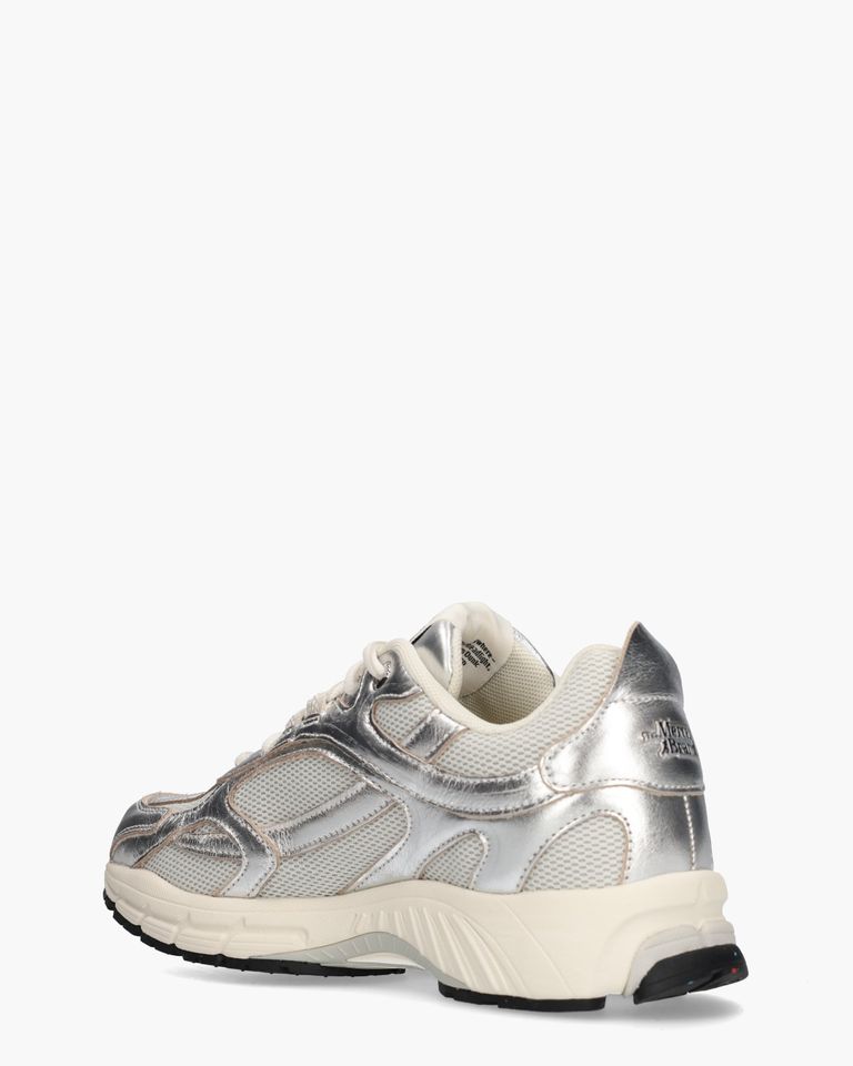The Re-Run Pine Off-White/Zilver Damessneakers