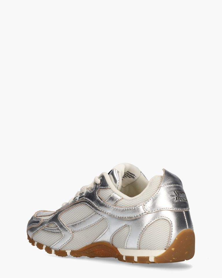The Re-Run Drive Off-White/Zilver Damessneakers