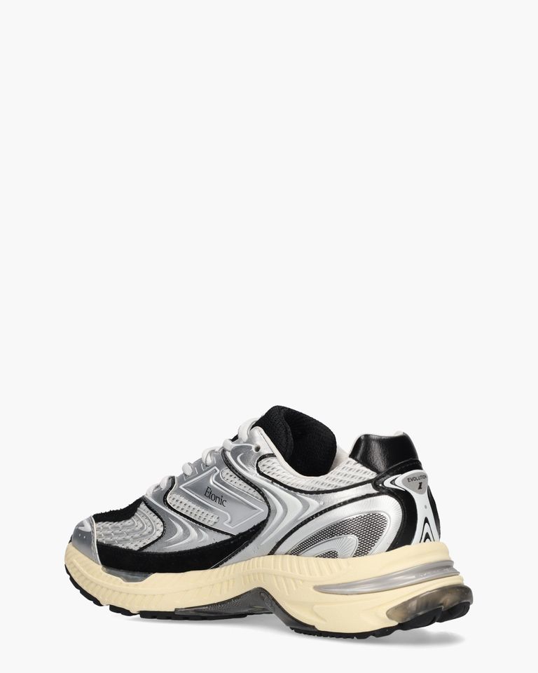 Evolution Metallic Zilver/Multi Damessneakers