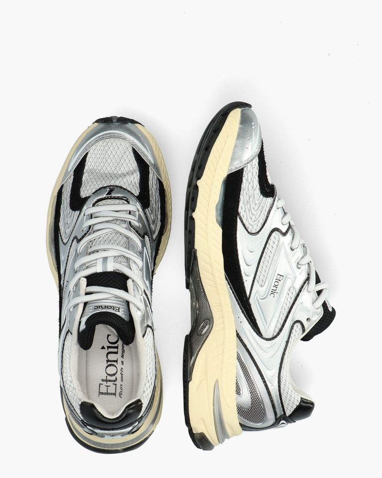 Evolution Metallic Zilver/Multi Damessneakers