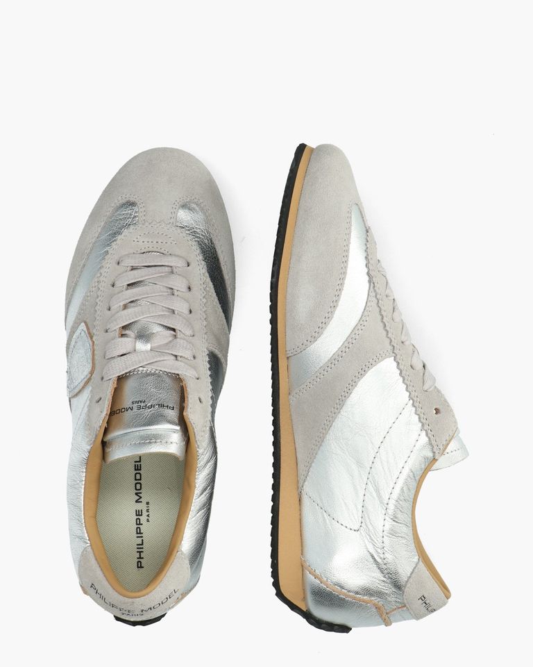 Planche Lichtgrijs/Zilver Damessneakers