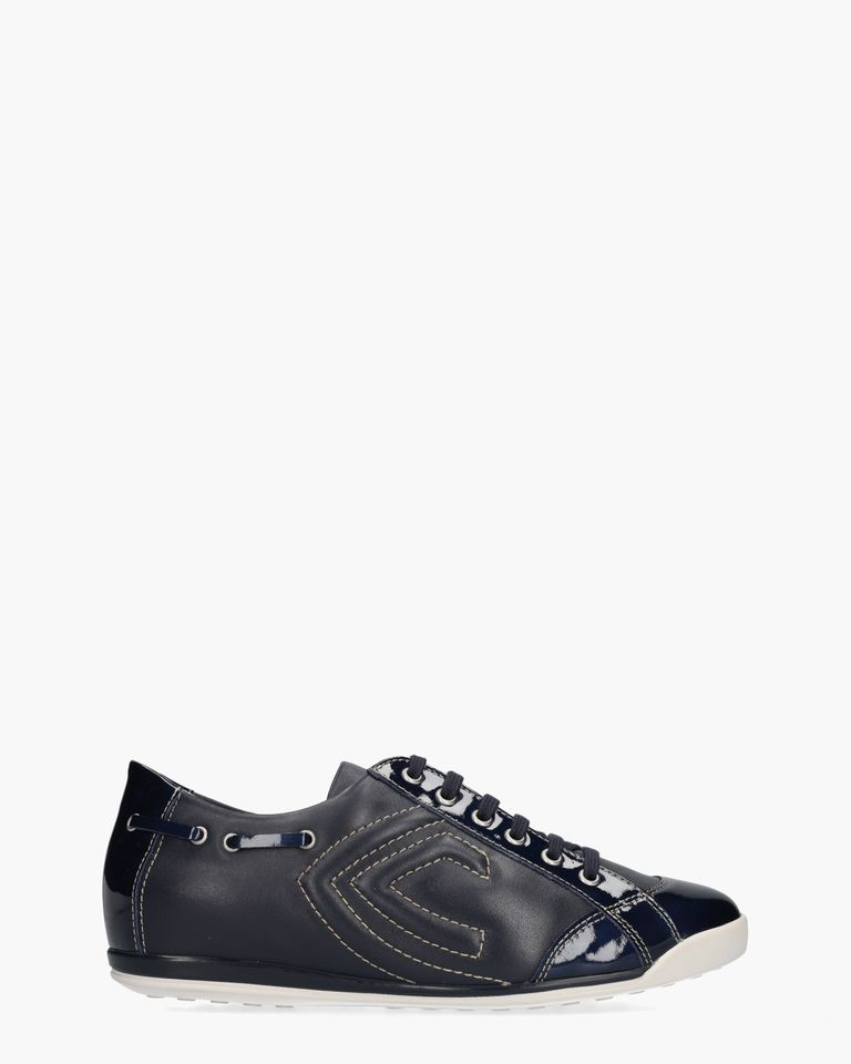 L902024 Donkerblauw Damessneakers