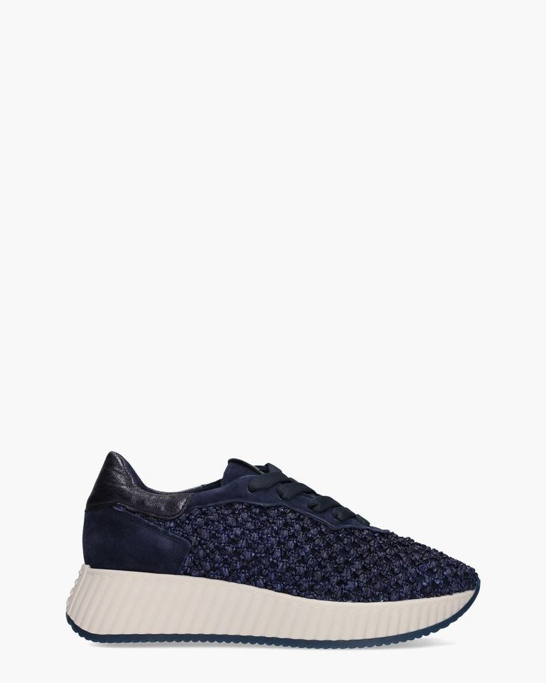 Anna Donkerblauw Damessneakers