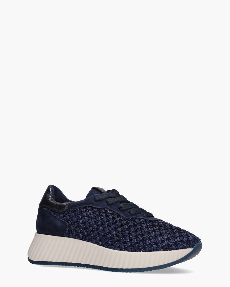 Anna Donkerblauw Damessneakers