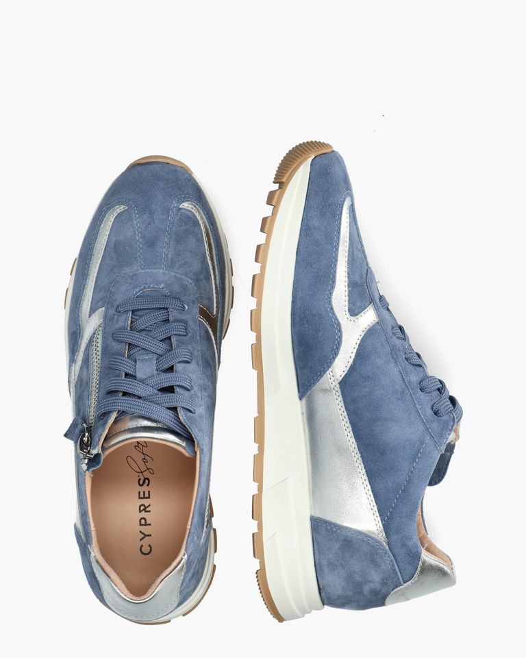 Ziana Blauw/Zilver Damessneakers