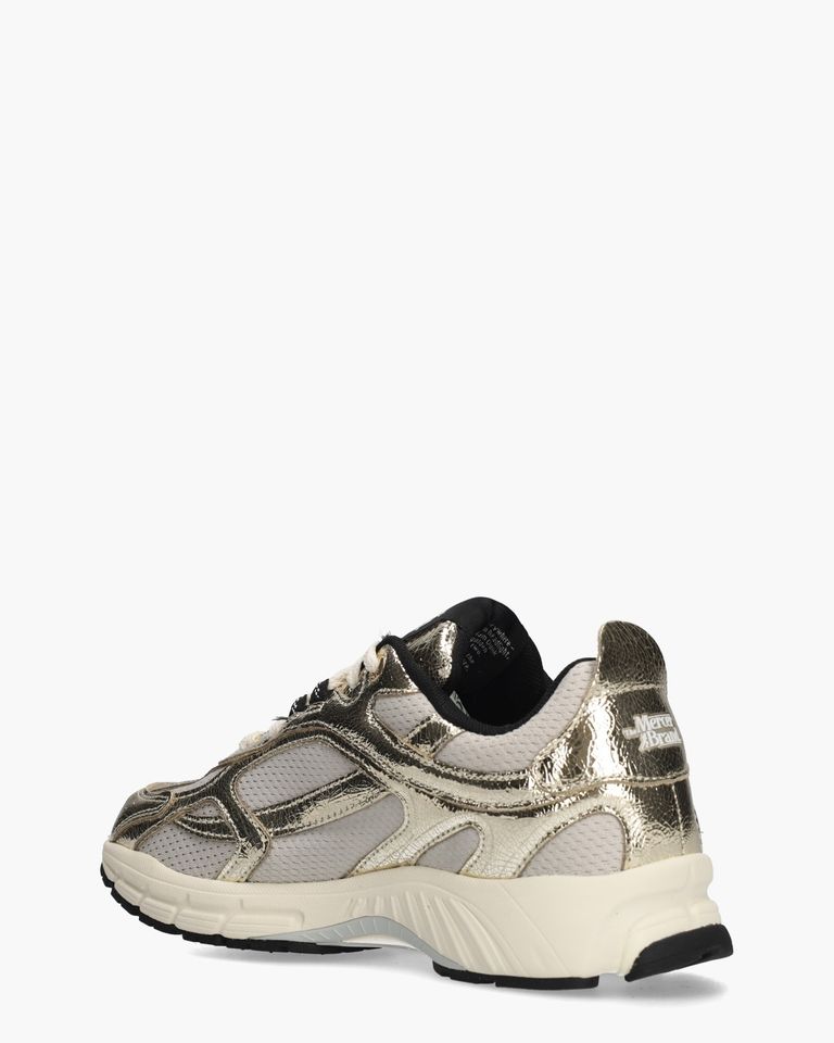The Re-Run Cracked Goud Damessneakers