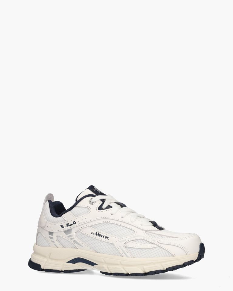 The Re-Run Classic Wit/Donkerblauw Damessneakers
