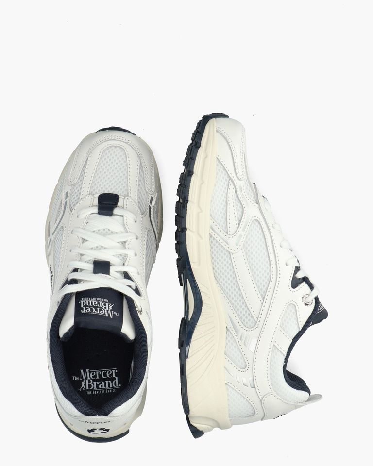 The Re-Run Classic Wit/Donkerblauw Damessneakers