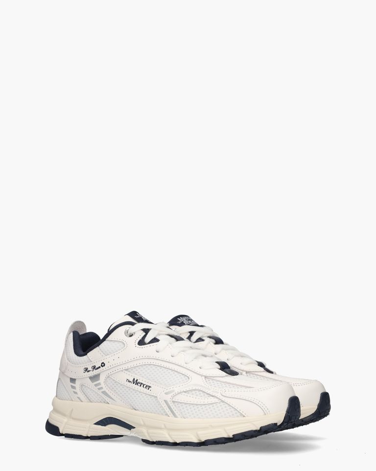 The Re-Run Classic Wit/Donkerblauw Damessneakers