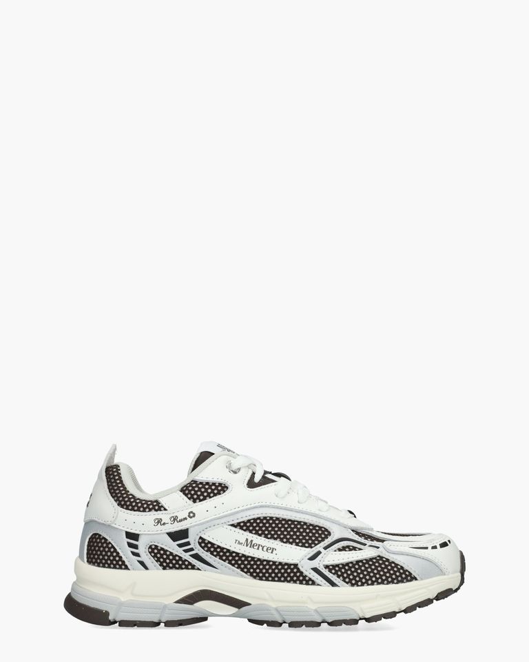 The Re-Run Donkerbruin/Wit Damessneakers