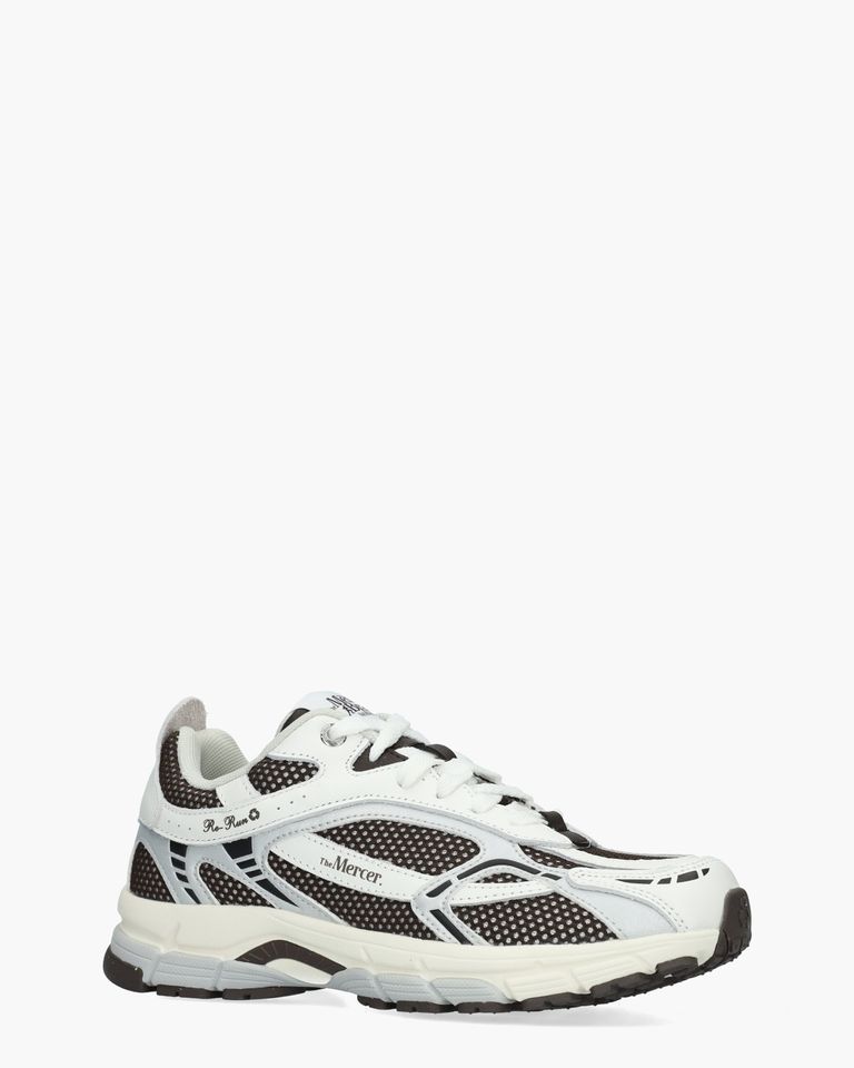 The Re-Run Donkerbruin/Wit Damessneakers