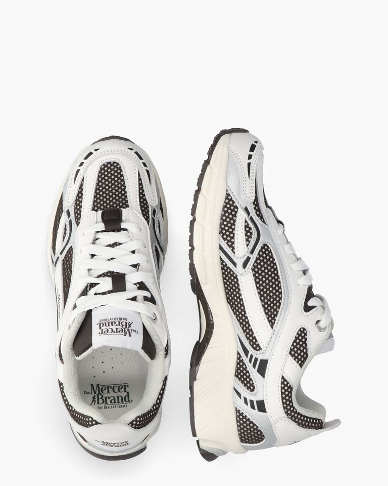 The Re-Run Donkerbruin/Wit Damessneakers
