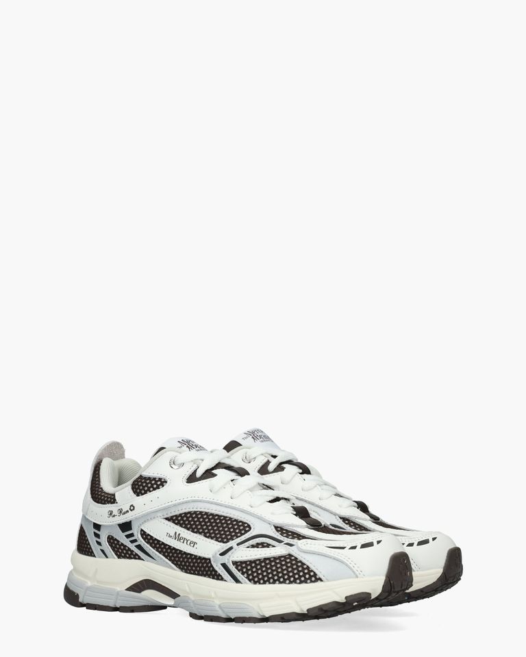 The Re-Run Donkerbruin/Wit Damessneakers