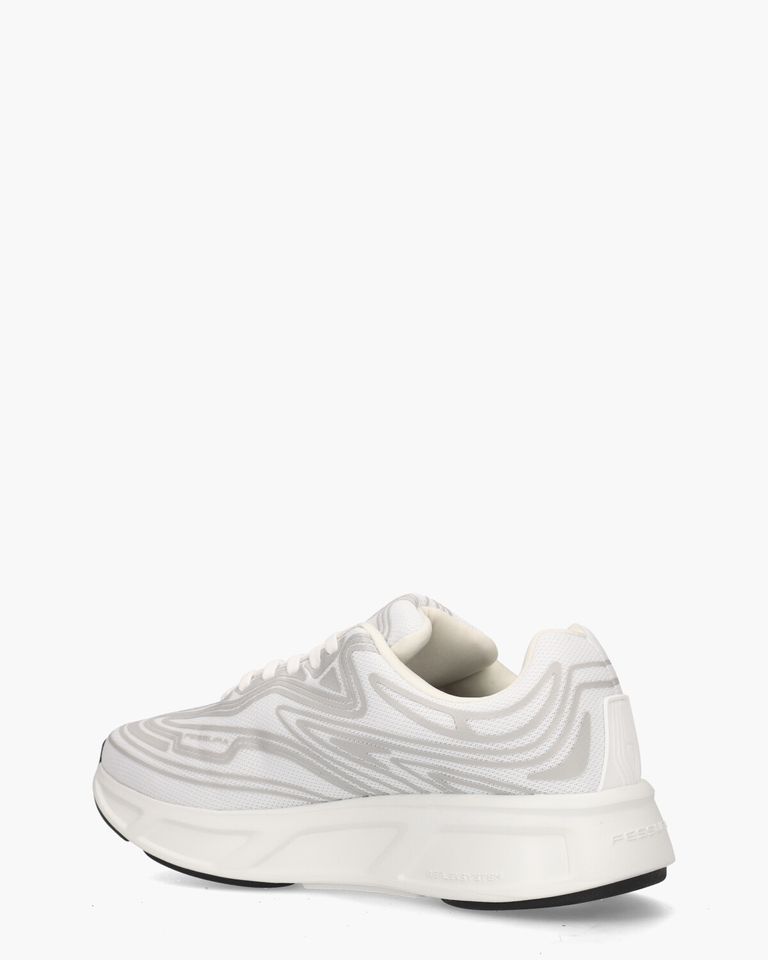 Run #01 Wit/Grijs Damessneakers