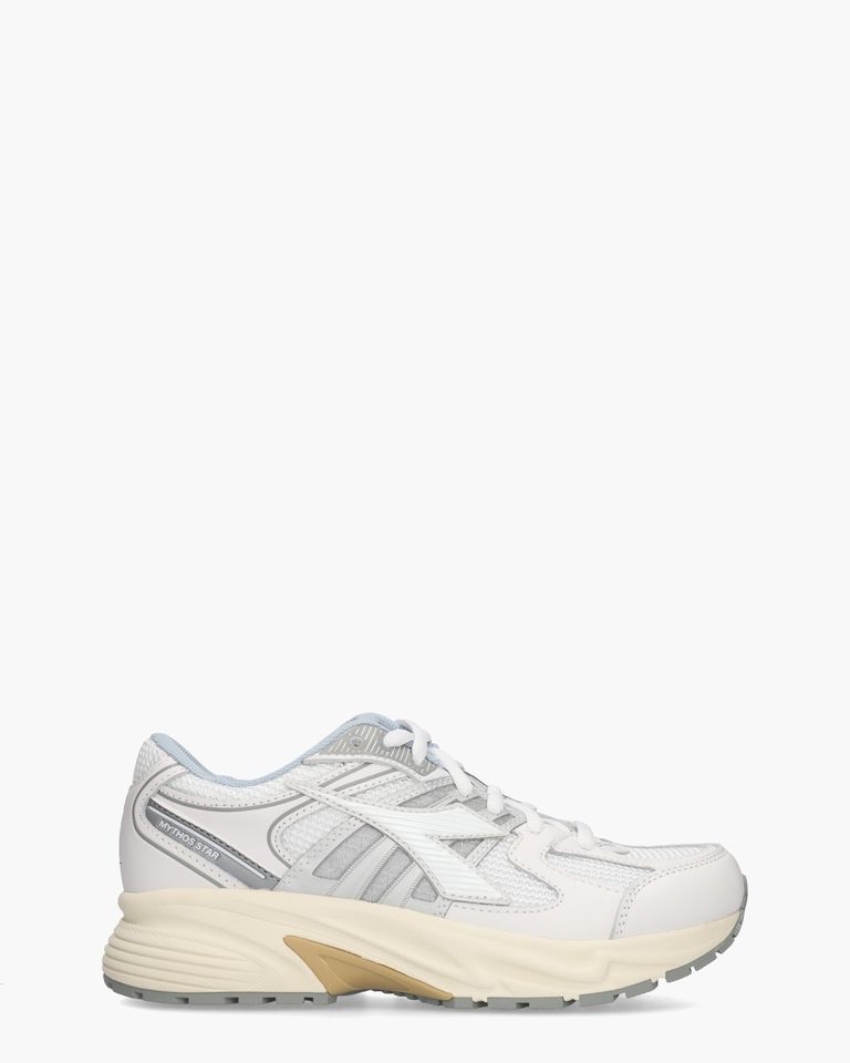 Mythos Star Leather Wit Damessneakers