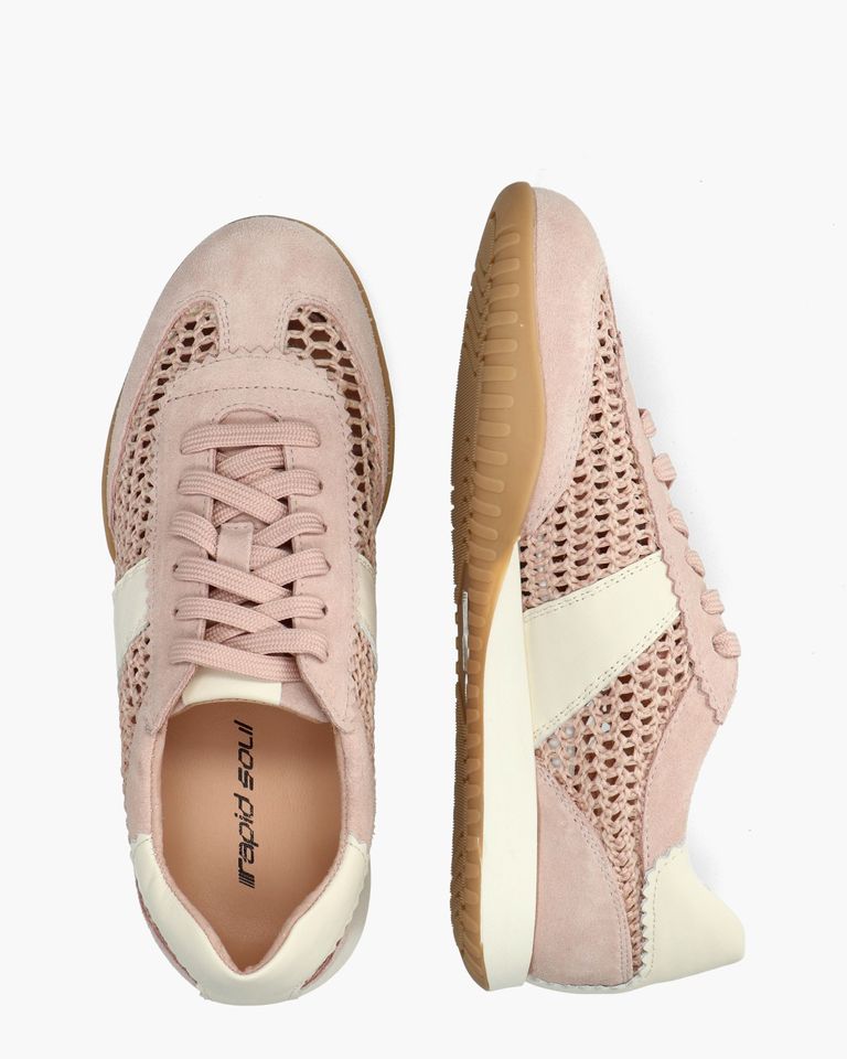 Wiskje-2 Lichtroze Damessneakers