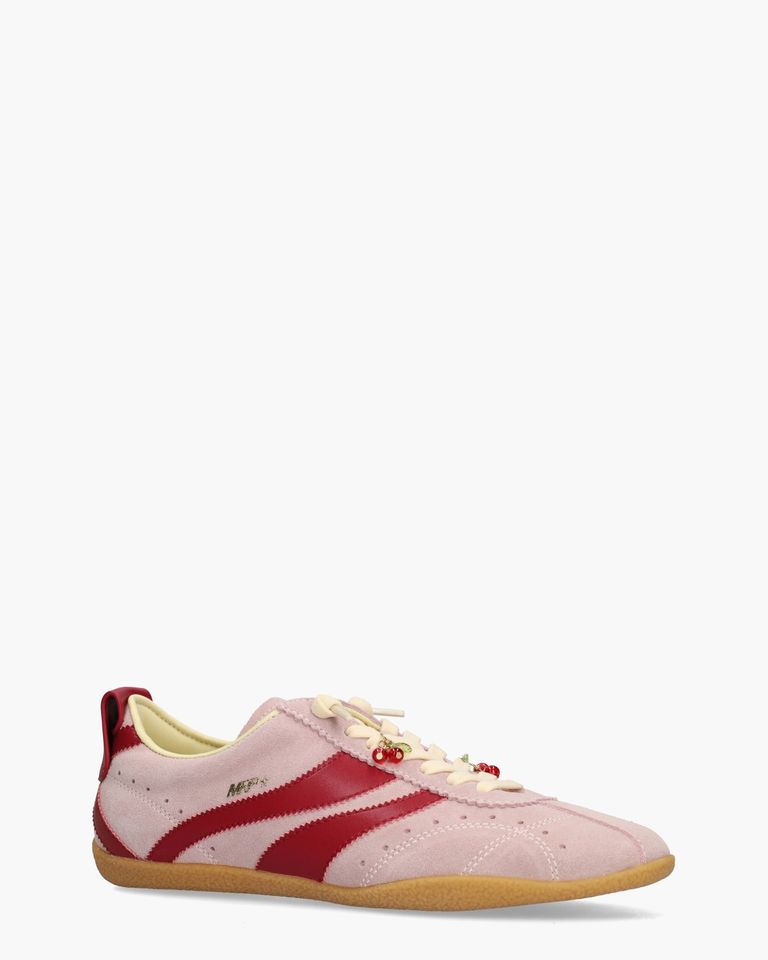 Runaway V.8 Lichtoze/Rood Damessneakers